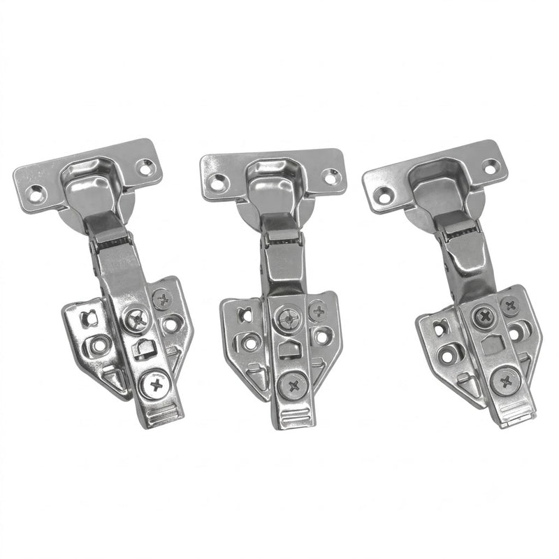 Inox SS 3D Clip-On Hinge (Soft Close) 110°