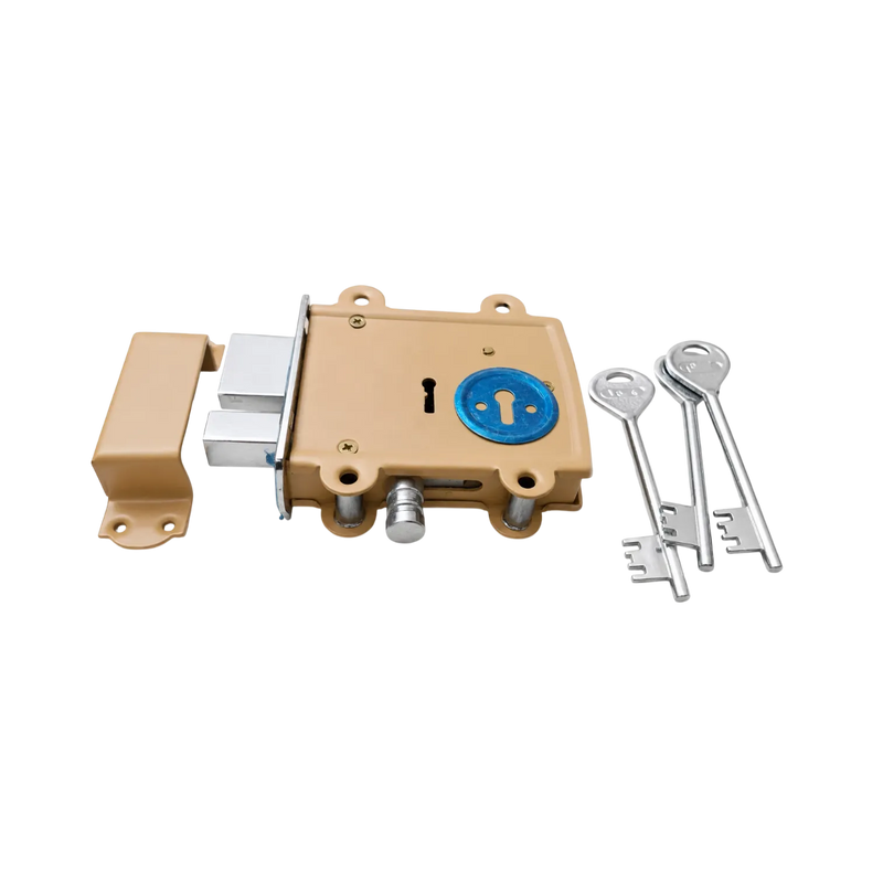 Anjna Door Lock Super 2 in 1 Hudka PC Finish