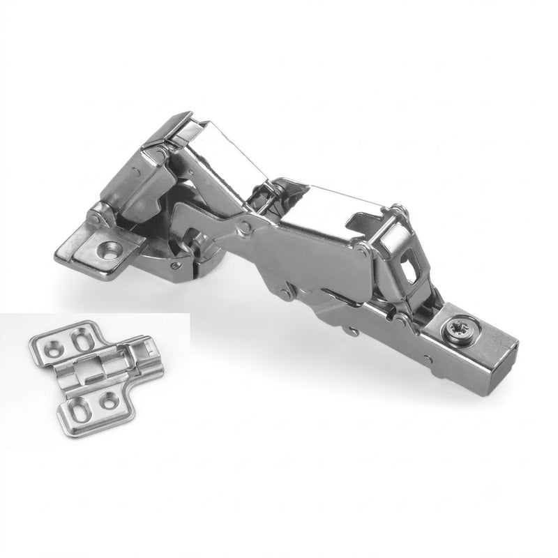 Inox Corner Hinge 170° (Double Adjustment) – Clip-On