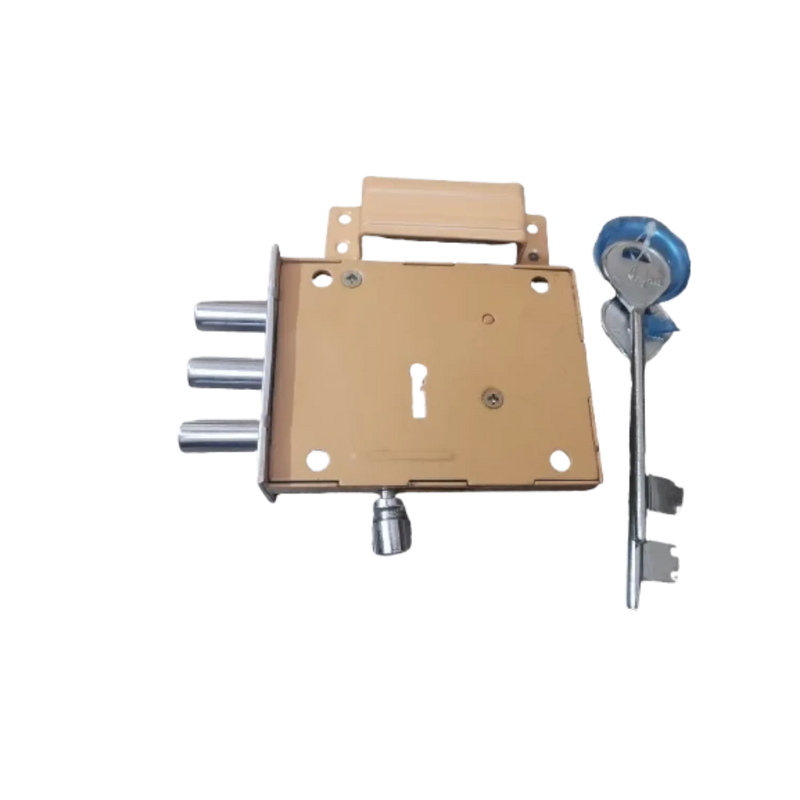 Anjna Door Lock Silk 2 IN 1 Bullet 4" PC Finish