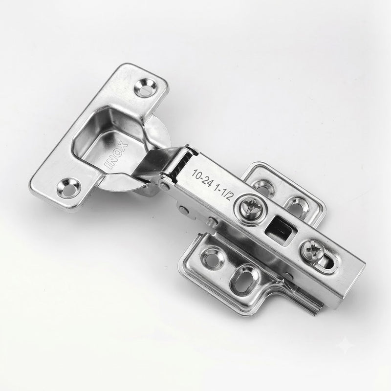 Inox Clip-On SS Hinge Soft Close (Double Adjustment)