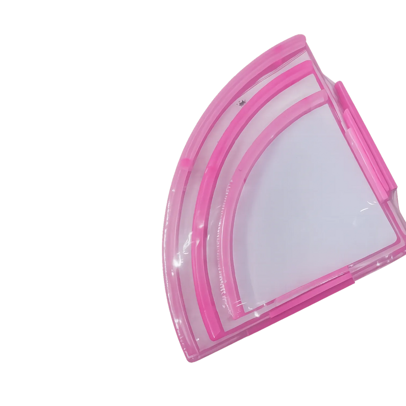 Anjna Plastic Corner Pink (Set of 3 Pcs)