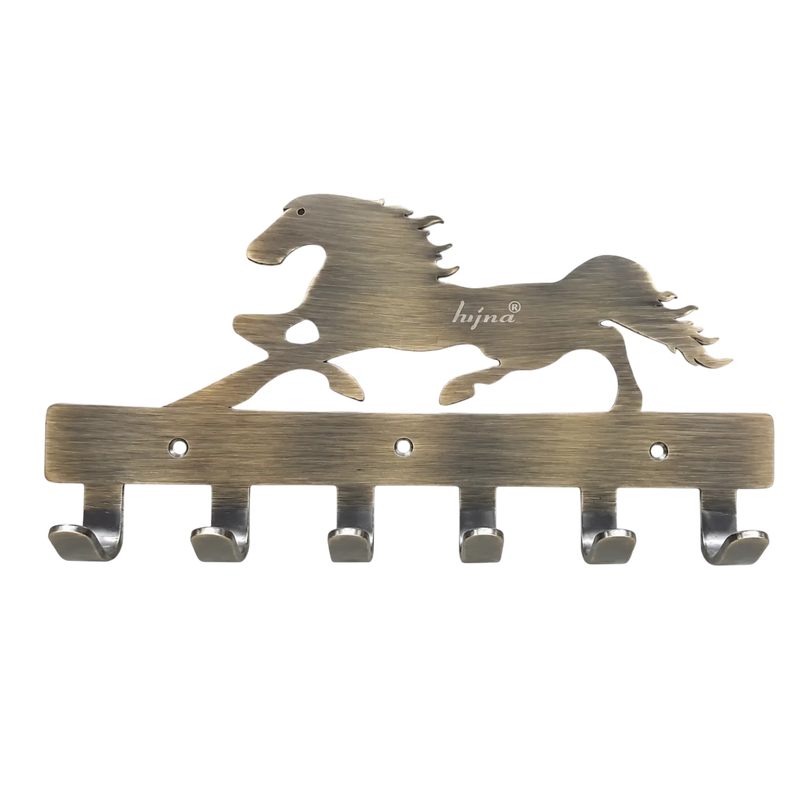 Anjna Steel Khunti Horse Antique Finish (Pack of 6)