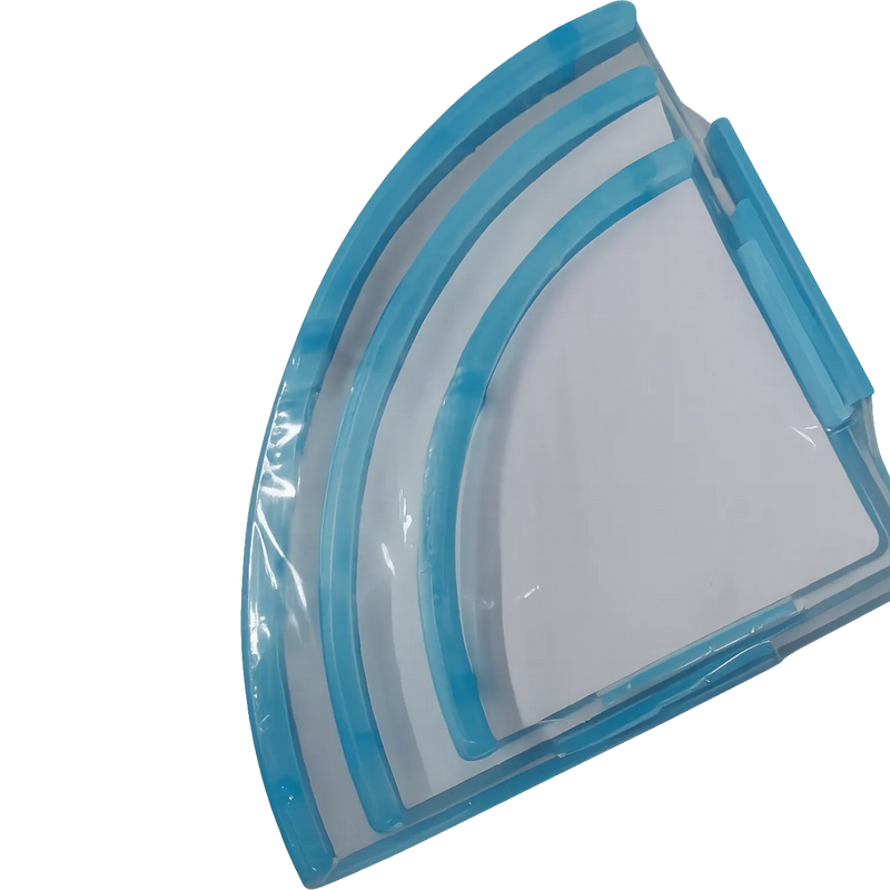 Anjna Plastic Corner Blue (Set of 3 Pcs)