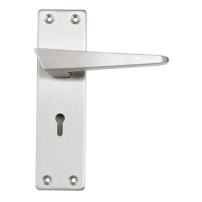 Anjna Iron Mortise Lock K/Y 8" SS Finish 602