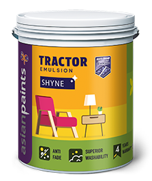 Asian Paints Tractor Emulsion Shyne – Interior Wall Emulsion (Sheen)