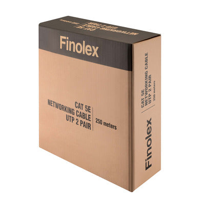 Finolex CAT5E UTP LAN Cable (2 Pair, 250m)