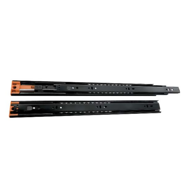 CP Century Black Soft Close Telescopic Channel