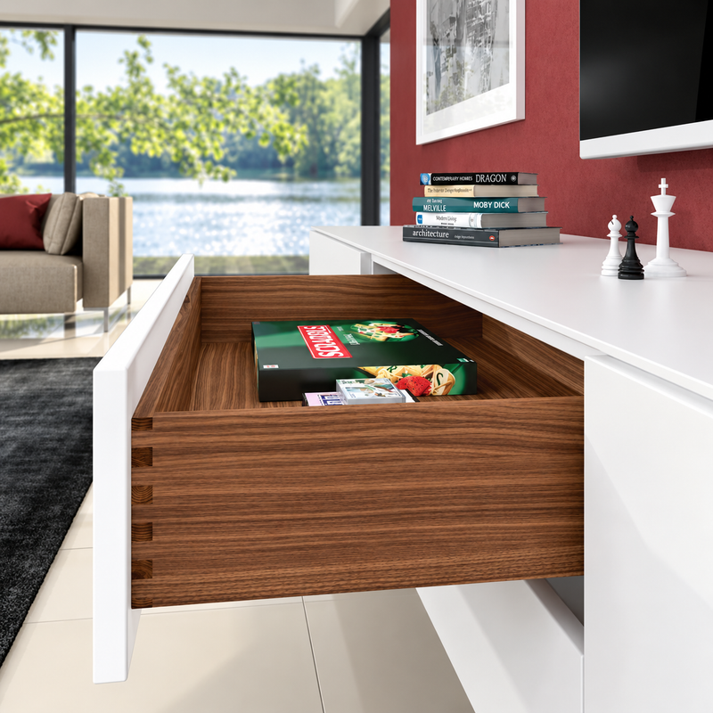 Hettich Quadro V6 Silent with Catch